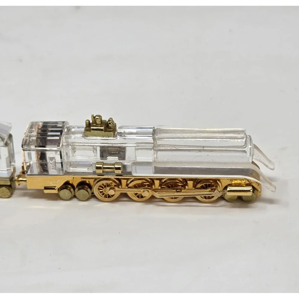 Swarovski Crystal Memories Journeys Train Set 4pc Locomotive Tender COA Boxes